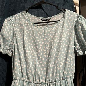 Mint green maxi dress